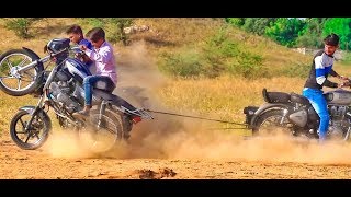 ROYAL ENFIELD BULLET VS HERO HONDA BIKE | BY Kp experiments