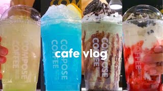 Eng) cafevlog | 🍓Spring season strawberry party drink🍓  |  manufacturing video | Ingchiku