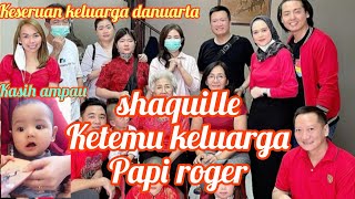 shaquille Imlek dengan keluarga roger danuarta