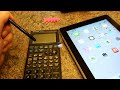 sharp el 9650 casio pb 700 and apple ipad 2 calculators.