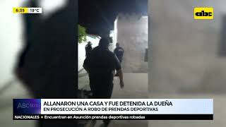 Allanaron una casa y fue detenida la dueña