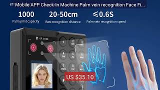 Mobile APP Check-In Machine Palm vein recognition Face Fingerprint ... — Top Rated 2026 | Buy Now!