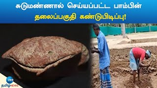 சுடுமண்ணால் செய்யப்பட்ட பாம்பின் தலைப்பகுதி கண்டுபிடிப்பு! | SNAKE HEAD  DISCOVERED