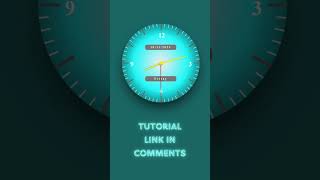 Analog Clock Using HTML CSS & JavaScript | #html #css #javascript #tutorial #coding #code #codm