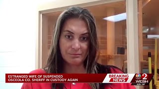 New charge announced for estranged wife of suspended Osceola Sheriff Lopez in second arrest