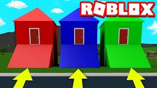 Beat This Bloxburg Maze And You Win 10 000 Robux Roblox The - choose the right house and you win 10 00 8 months ago