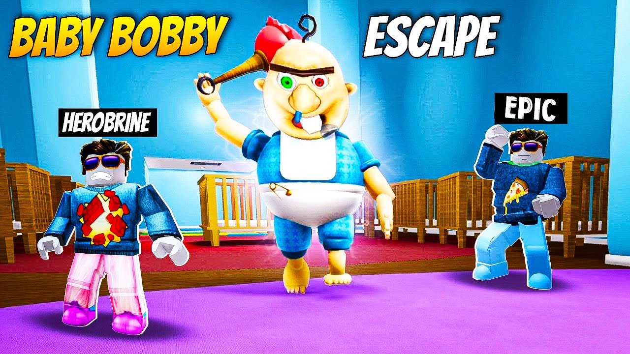 Escape Baby Bobby S Daycare With Epicboy Roblox Youtube
