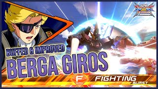 EXVS2 XBoost - Berga Giros in Shuffle! New Moves and Upgrades!