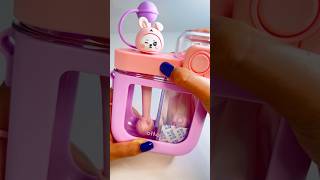 Cute Double Chamber Kawaii Water Bottle #shorts #unboxing #asmr