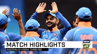 Dhoni, India seal tense ODI series win | Third Gillette ODI