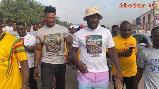 Akabenezer And Shatta Wale Peace Walk Make The Whole Kumasi People Go Gaga🔥Overcrowding sorrr