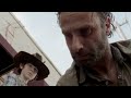 michonne and rick go to the police station to find some weapons