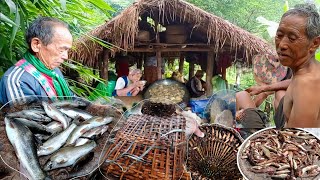 Fishing into the Himalayan river of rural nepal || local asala fish  @Samirjngrai