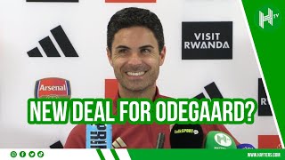I'm OPTIMISTIC! | Mikel Arteta confident on new Odegaard contract!