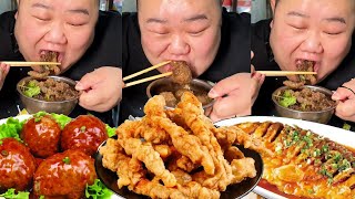 [Big Stomach King Challenge] Challenge Flower 60 yuan to Eat Shaanxi Special Noodles! A whole piece