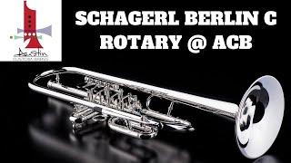 Schagerl Berlin Rotary C Trumpet: One of the BEST!  For Sale at Austin Custom Brass!