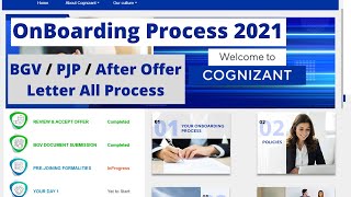 Cognizant Genc Onboarding Process 2021 | BGV | Pre Joining Formalities, After Offer Letter All doubt