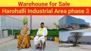 Warehouse for sale in Harohalli Industrial area l Warehouse Harohalli