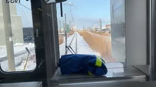 奥羽本線大館行 秋田発泉外旭川駅