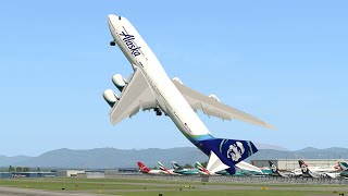 Giant Boeing 747 Vertical Takeoff | X-Plane 11