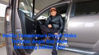 Kenapa Ban Mobil Harus di pompa lagi Ketika Temperatur Mulai Dingin?