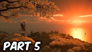 GHOST OF TSUSHIMA PS4 Pro Walkthrough Gameplay Part 5 No commentary
