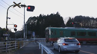 真岡鐵道　第五益子街道踏切