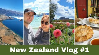 ニュージーランド旅行 英会話Vlog①空港～ホテルまで【全英語/日英字幕付き】