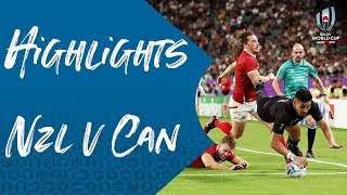 Highlights: New Zealand 63-0 Canada - Rugby World Cup 2019