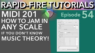 How to Jam in any key without knowing music theory (Rapid-Fire Reaper Tutorials Ep54)