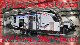 2023 Stryker ST2516 Toy Hauler Travel Trailer by Cruiser RV @ Couchs RV Nation Camper Review Tour