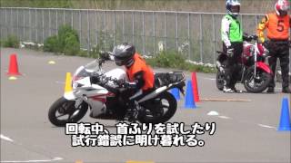 【ｼﾞﾑｶｰﾅ1年目記録】嫌いな小旋回(回転)がうまくなりたい。練習で転倒も増えバイク乗り換え