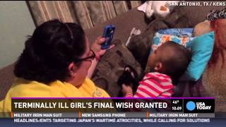 Taylor Swift makes little girl's final wish come true