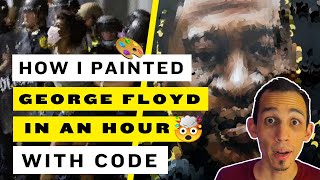 How I made Generative Art of George Floyd 2020 with code | Processing Creative Coding Tutorial