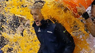 The Best NFL Gatorade Showers of All-Time!