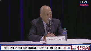 Candidates vying to become the next mayor of Shreveport debated Wednesday night