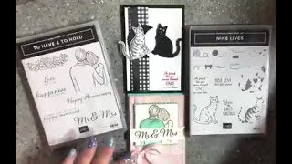 Epis 162 FB replay Stampin Up! Occasions 2019 Nine Lives \u0026 To Have \u0026 To Hold Stamping with DonnaG!