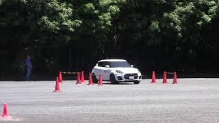 白いスイスポ ヒート1 2019ICCオートテスト春の陣