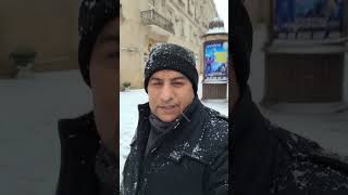 Azerbaijan Baku snow #shorts  #shortfeeds  #shortvideo #short #shortsvideo #subscribe #viral #pti