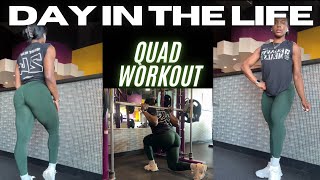 DAY IN THE LIFE | GROWING THE QUADS AT PLANET FITNESS | feeling like myself| trying Ben and Jerry￼