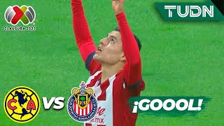 ¡Gol de Chivas! Autogol de Cáceres provocado por Ronaldo | América 0-1 Chivas | CL2023 - Semis