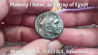 Tetradrachm of Ptolemy I Soter, Satrapal Issue