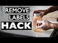 How to remove stickers from glass bottles | EASY NATURAL WAY