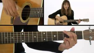 Beyond Beginner - #27 4/4 Strumming Patterns - Guitar Lesson - Susan Mazer