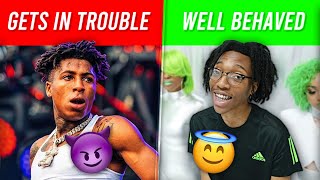 RAPPERS WHO GET IN TROUBLE VS WHO DON'T GET IN TROUBLE