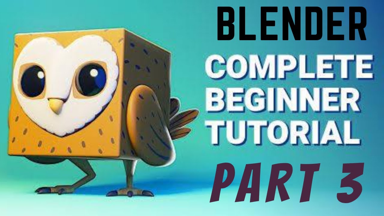 Blender Tutorial For Beginners | Part 3 - YouTube