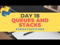 Queues And Stacks | 30 Days of Code in Python | Day 18