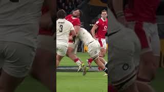 What a hit😮‍💨 #englandrugby #rugby #sixnationsrugby #samunderhill