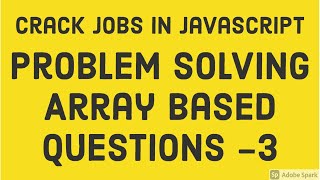 Problem Solving Array Question Set #03 #40 mp4