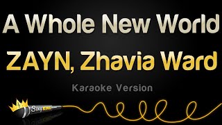 Zayn Zhavia Ward - A Whole New World Karaoke Version
